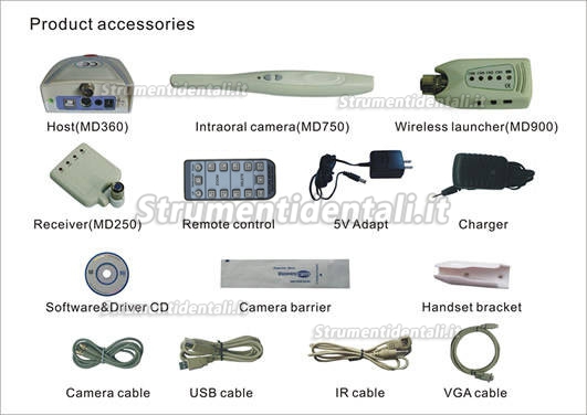 Magenta® Telecamera Intraorale MD750+MD370+MD900+MD250 USB & VIDEO