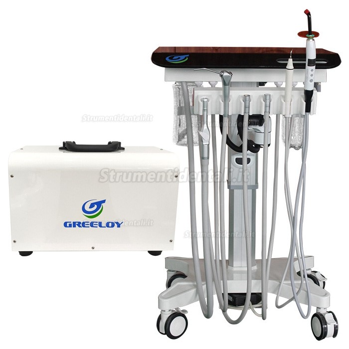 GREELOY® GU-P302S Portastrumenti per unità odontoiatriche + GU-P300 compressore d'aria