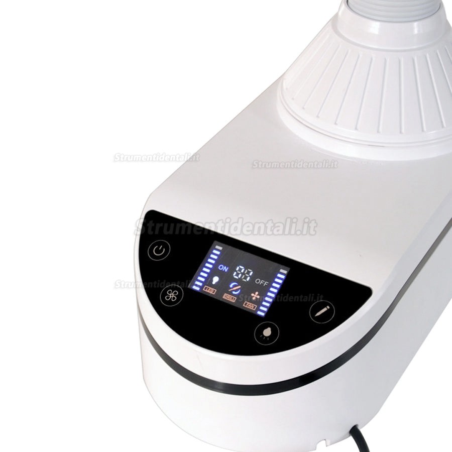 Aspiratore per apparecchiature da laboratorio odontotecnico e fresatrici dentali (230W con lampada LED)