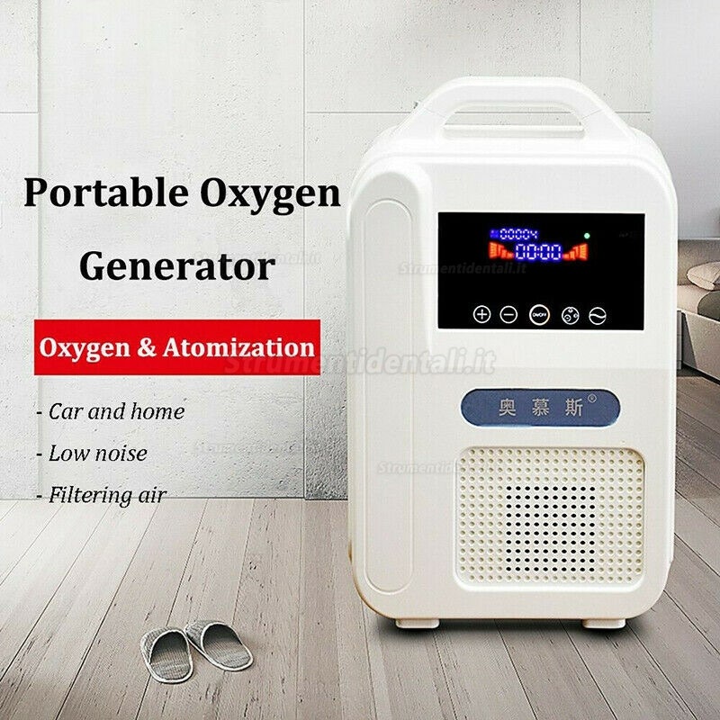 Generatore del concentratore dell'ossigeno 1-7L/min purificatore 93%-95%