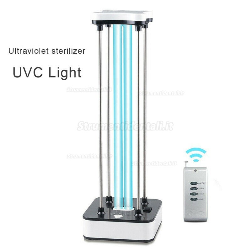 36W UV Battericida Quarzo Lampada Disinfezione Ozono Sterilizzatore Telecomando con Timer