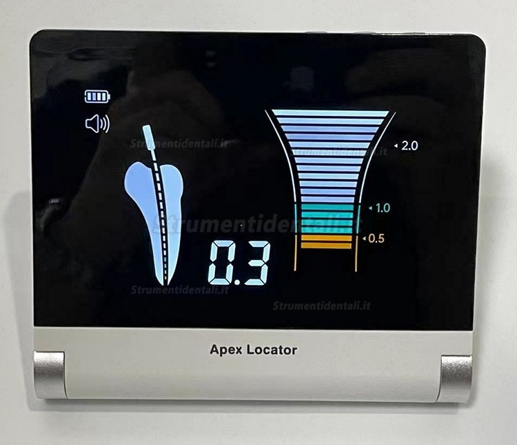 Refin A7 Rilevatore apicale dentale pieghevole con schermo LCD da 5,1" e interfaccia di tipo C 2 in 1