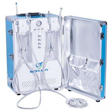 Greeloy® GU-P204S Riunito portatile per dentisti con Compressore d'aria