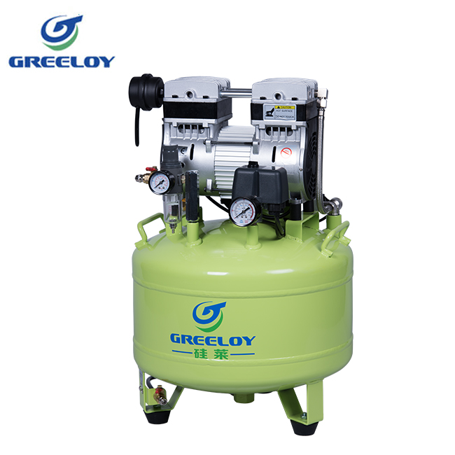 Greeloy® GA-81 40 litri compressore silenziato dentista senza olio 800w