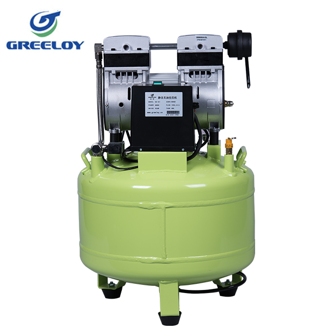 Greeloy® GA-81 40 litri compressore silenziato dentista senza olio 800w