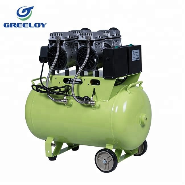 Greeloy® GA-82 60 litri compressore silenziato dentista senza olio 1600w