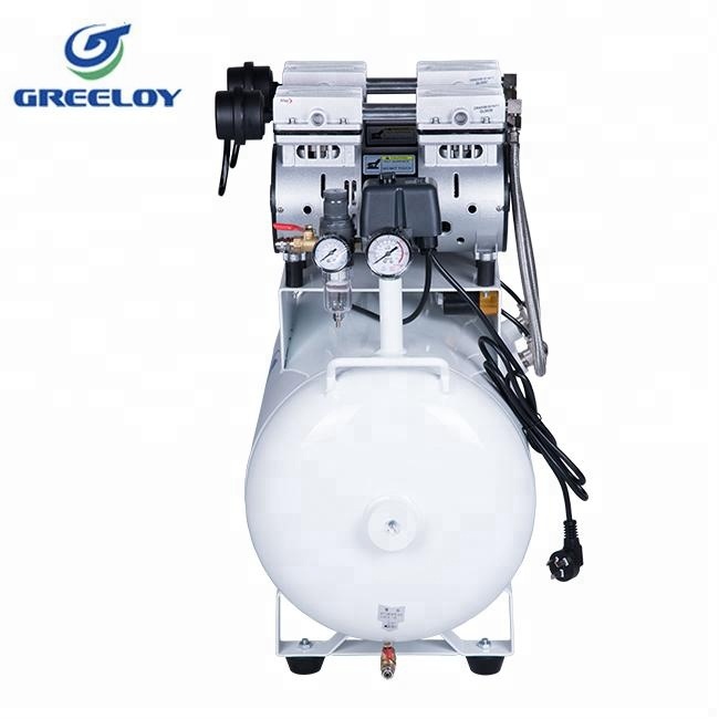 Greeloy® GA-82 60 litri compressore silenziato dentista senza olio 1600w