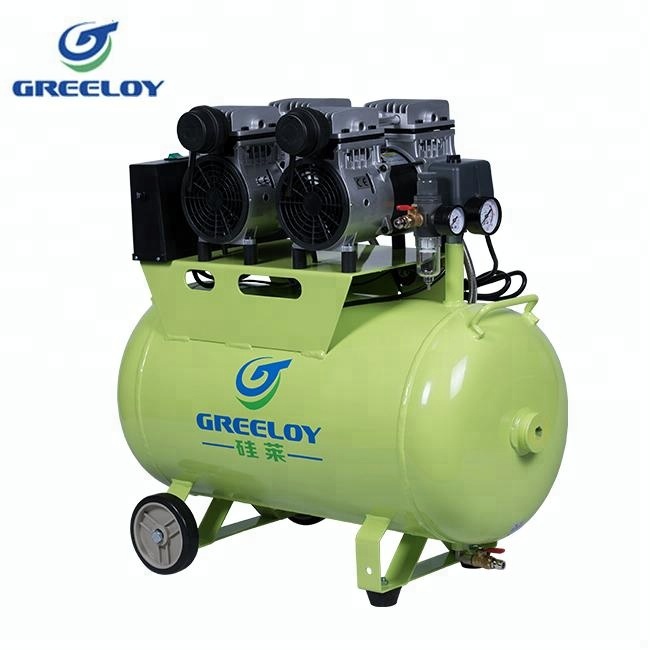 Greeloy® GA-82 60 litri compressore silenziato dentista senza olio 1600w