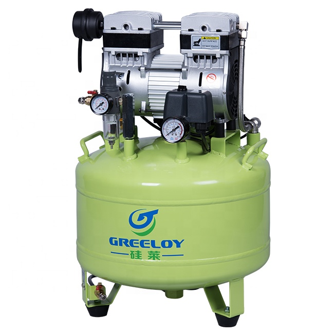 Greeloy® GA-81XY 40 litri compressore medicale con essiccatore e armadio silenzioso