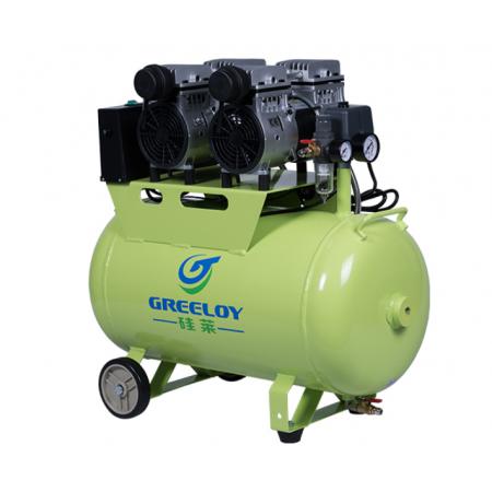 Greeloy® GA-62 60 litri compressore silenziato odontoiatrico senza olio 1200w