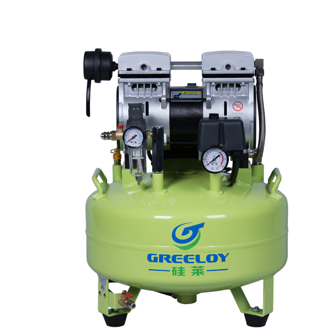 Greeloy® GA-61 24 litri compressore silenziato odontoiatrico senza olio