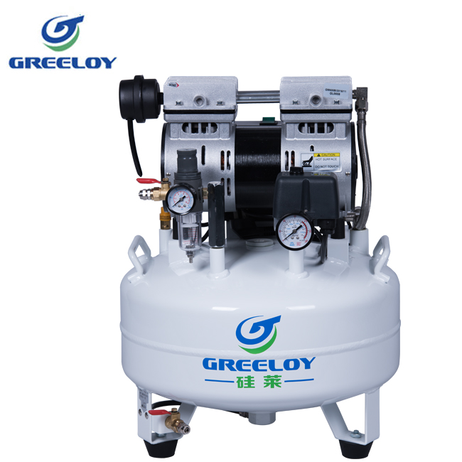 Greeloy® GA-61 24 litri compressore silenziato odontoiatrico senza olio