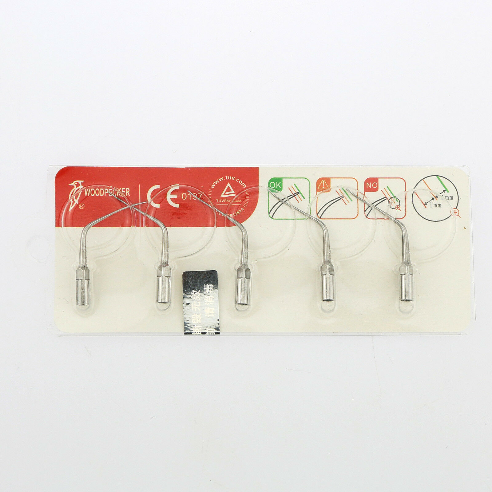 5Pz Woodpecker® P2L Inserti da parodontologia EMS Compatibile