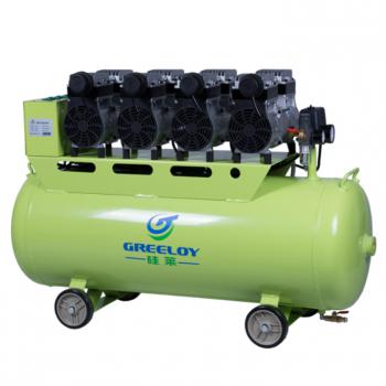 Greeloy® GA-84 120 litri compressore silenziato odontoiatrico senza olio 3200w