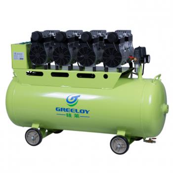 Greeloy® GA-64 120 litri compressore aria dentista silenziato senza olio 2400w