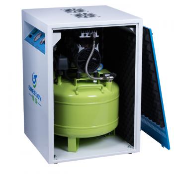 Greeloy® GA-81X 40 litri compressore dentista senza olio con armadio silenzioso