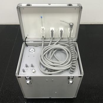 Best® BD-402A Riunito portatile per dentisti con compressore d'aria + sistema di aspirazione + siringa triplex