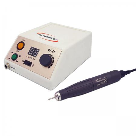 Micromotor lucidatrice w-45 con pedale on-off lucidatrice