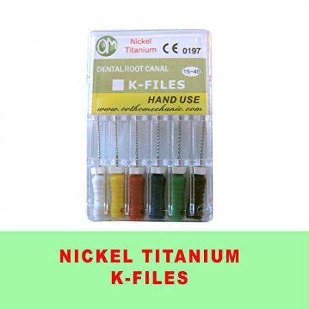 New Endodontic NiTi K file Hand use 15 – 40LEVIN dentale 21 mm 6 file per confezione