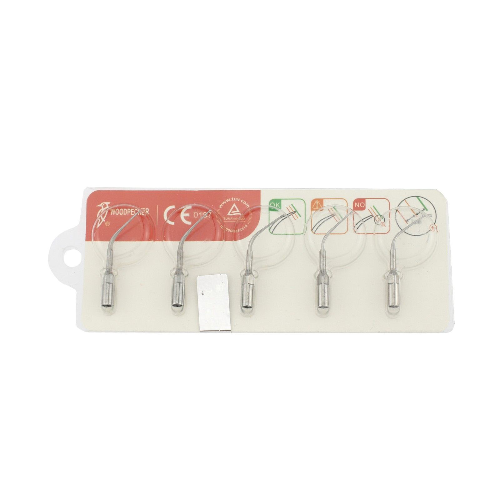 5Pz Woodpecker® P3 Insertos de Periodoncia EMS Compatible