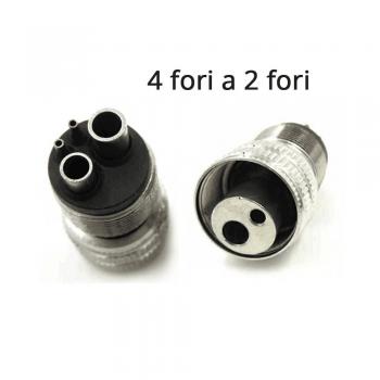 Adattatore di fori per manipolo dentale (4 fori a 2 fori)