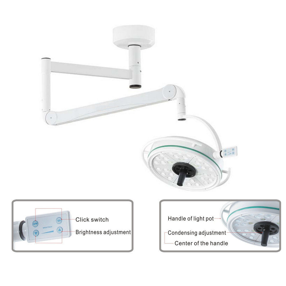 KWS KD-2036D-2 108w Lampada Da Visita Chirurgica Senza Ombra A Led A Soffitto