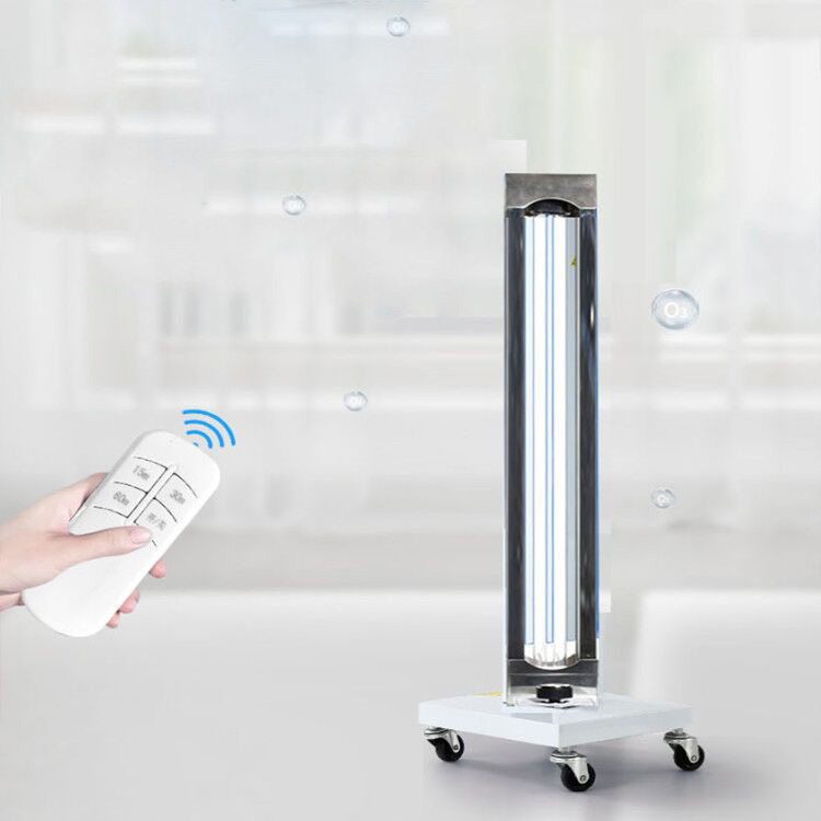 150W Mobile UV + Ozone Disinfezione Carrello Uvc Lampada Di Sterilizzazione Lampada Uvc Lampada Di Sterilizzazione a Luce Ultravioletta Germicida