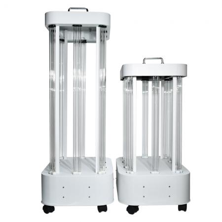 1000-1500W UVC Lampada Sterilizzazione Mobile per Grandi Spazi Ospedalieri, Hotel, Ufficio, Magazzino