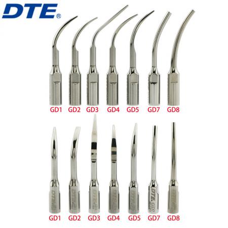 10 Pezzi Woodpecker DTE Dentale Scaling Sopragengivale Punte per Ablatore Compatibile NSK SATELEC