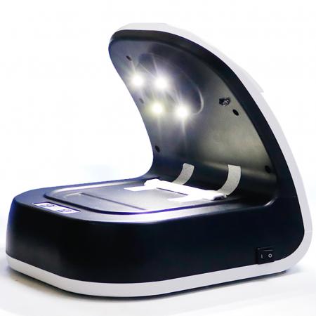 Aspiratore di polveri per laboratorio odontotecnico portatile senza fili da tavolo 2600mAH 60 W con luci LED