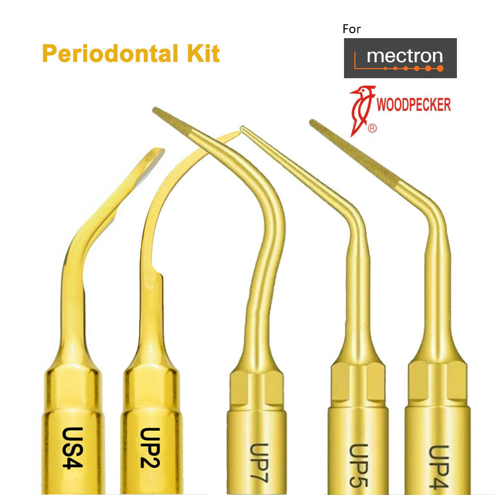 Kit Inserto parodontali ad ultrasuoni per ecografia Woodpecker per Mectron Piezosurgery e Woodpecker Ultrasurgery