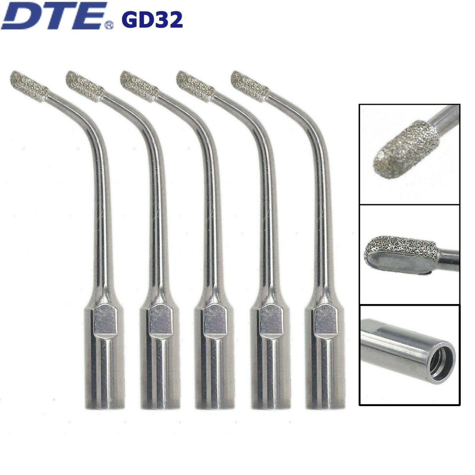 5 pz Woodpecker DTE Dentale Punta Diamantata Cavità Preparazione GD30 GD31 GD32 GD33 Compatibile con NSK SATELEC ACTEON