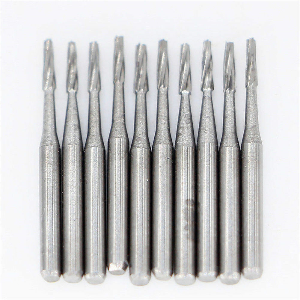 50 Pezzi frese in metallo duro dentale FG168 / 169/170/171/172 / 169L / 170L / 171L per turbina dentista