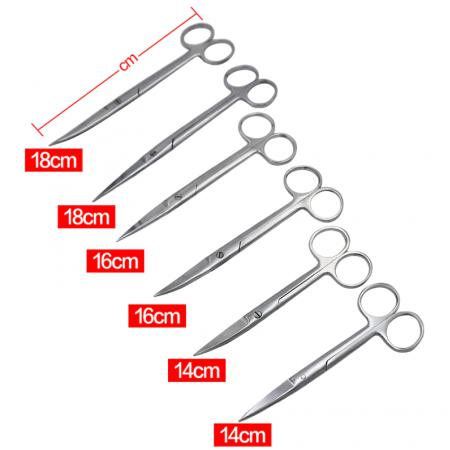 14 cm / 16 cm / 18 cm forbici chirurgiche scissors forceps per la clinica odontoiatrica (acciaio inossidabile)