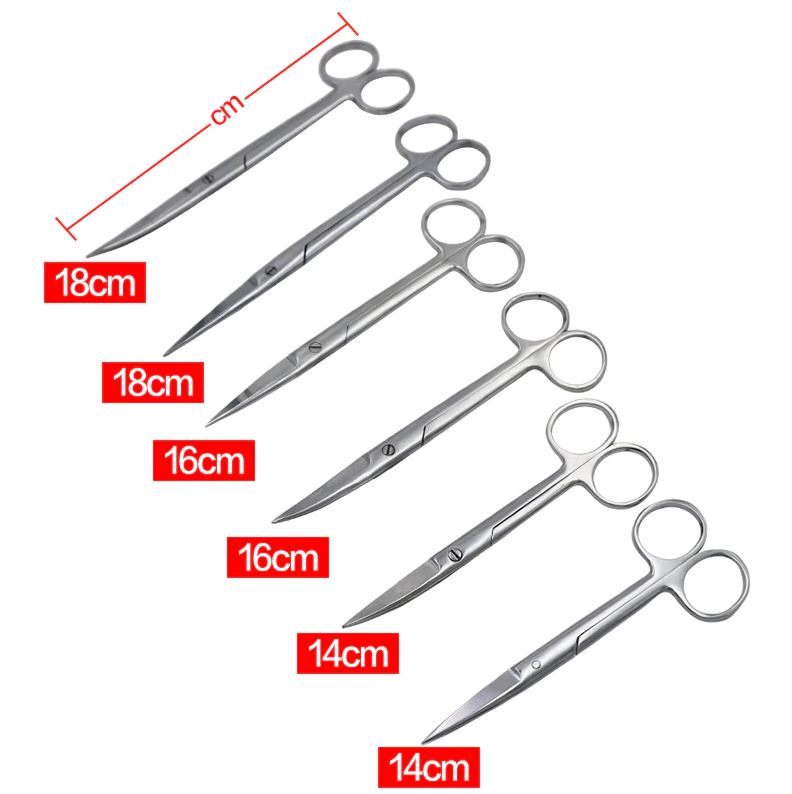 14 cm / 16 cm / 18 cm forbici chirurgiche scissors forceps per la clinica odontoiatrica (acciaio inossidabile)