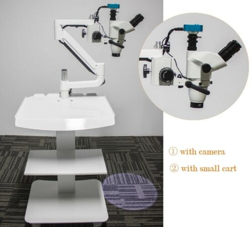 Microscopio operatorio per terapia canalare dentale con fotocamera e 5w lampada led