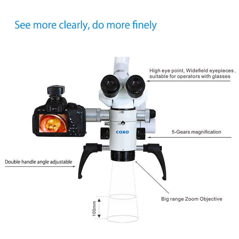 Microscopio operatorio odontoiatria e oculistica Yusendent C-CLEAR-1 (confezione deluxe)