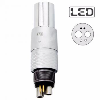YUSENDENT® CX229-GN Attacco rapido LED compatibile con NSK