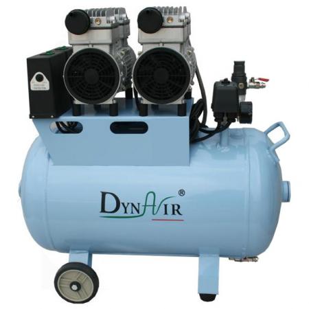 Dynamic® DA7002 50 litri compressore ultra-silenzioso senza olio 800w