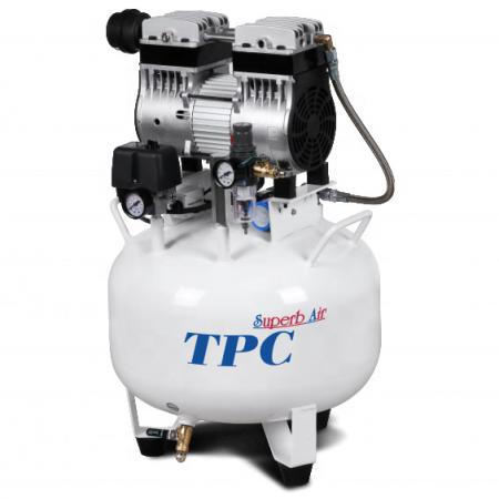 TPC DC701/702/703/704 compressore senza olio odontoiatrico 32-120L