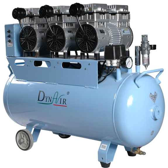 Dynamic DA7003 Compressore senza olio silenziato odontoiatrico 2250W 70L