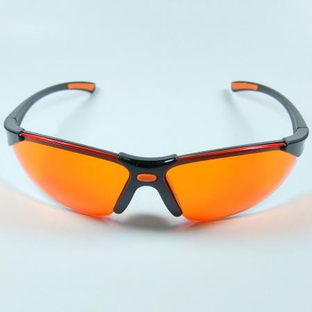 3 pezzi occhiali di sicurezza antiappannamento ​occhiali protettivi arancione