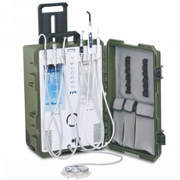 TPC PC2930 Riunito odontoiatrico portatile con ablatore ultrasuoni e fotopolimerizzazione