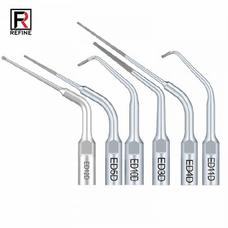 10Pz Refine® Inserti piezo per endodonzia ED1 ED2 ED3 ED4 ED5 ED6 ED7 ED8 ED9 ED10 ED11 ED14 ED15 compatible con SATELEC NSK DTE GNATUS