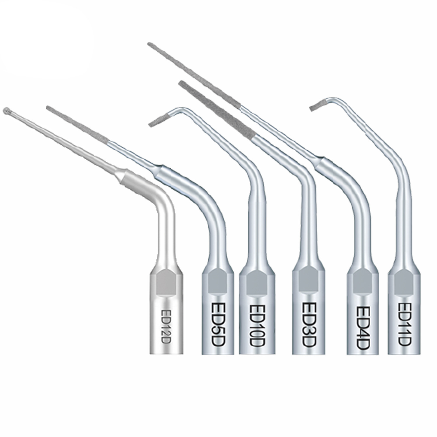 10Pz Refine® Inserti piezo per endodonzia ED1 ED2 ED3 ED4 ED5 ED6 ED7 ED8 ED9 ED10 ED11 ED14 ED15 compatible con SATELEC NSK DTE GNATUS