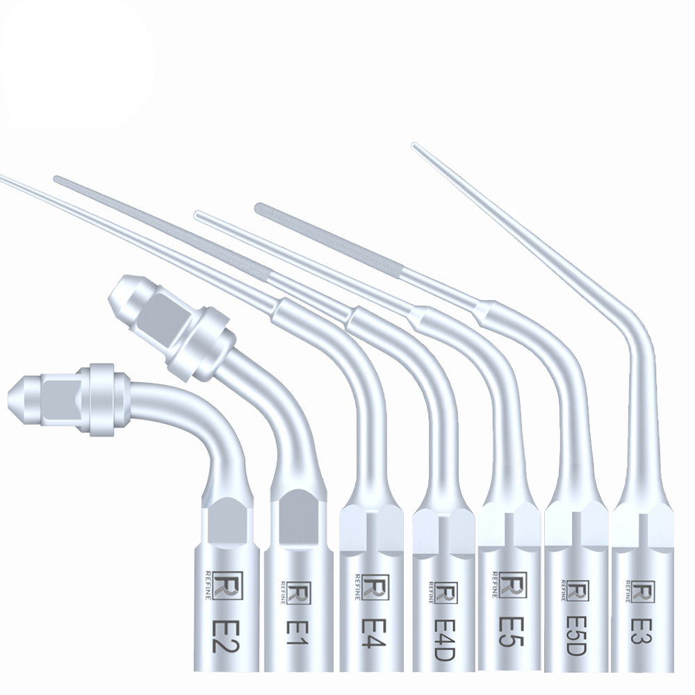 5Pz Refine® Inserti piezo per endodonzia E1 E2 E3 E4 E4 E6 E7 E8 E9 E10 E11 E14 E15 compatible con EMS MECTRON WOODPECKER