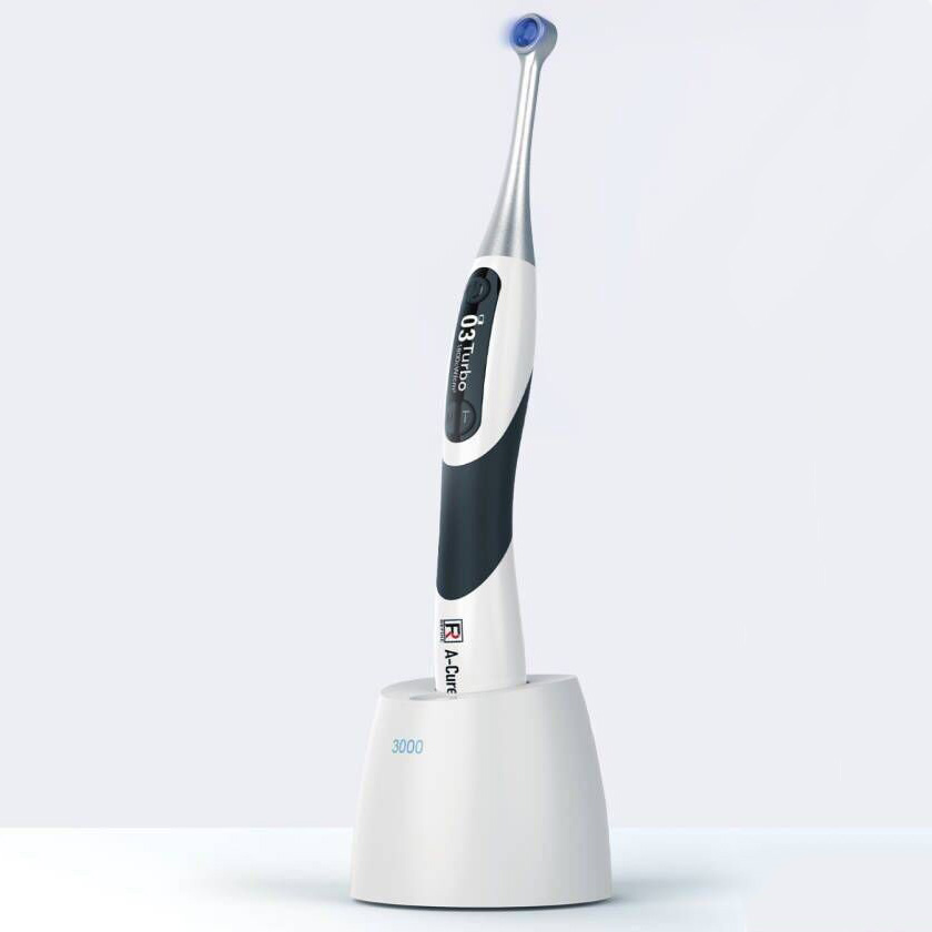 Refine® A-Cure Plus lampada polimerizzatrice dentista con radiometro e rilevatori di carie