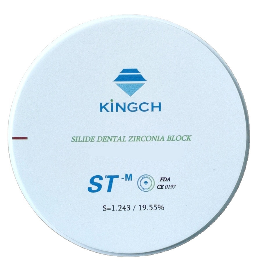 1 pezzi disco per zirconic multistrato precolorato 98/95/89mm dentale Kingch ST-M