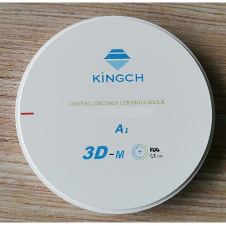 1 pezzi disco in zirconic multistrato precolorato 98/95mm dentale Kingch 3D-M