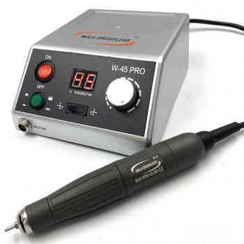 Micromotor lucidatrice w-45pro con pedale on-off lucidatrice